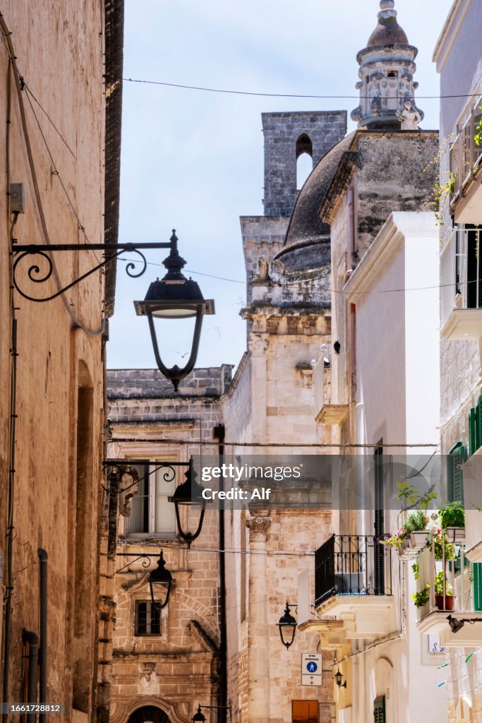 Monopoli's streets, Puglia, Italy