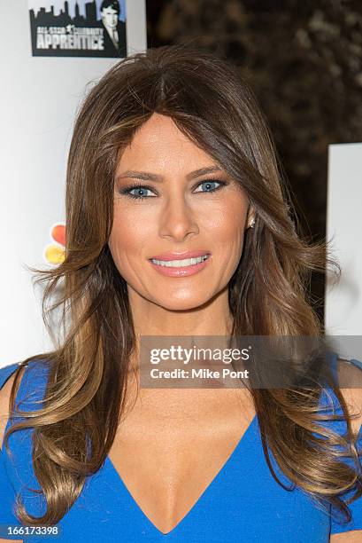 Melania Trump attends "Celebrity Apprentice All-Star Event With Donald and Melania Trump" at Trump Tower on April 9, 2013 in New York City.