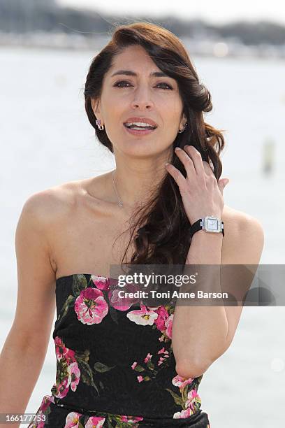 Caterina Murino attends "The Odyssee" photocall on the Croisette on April 9, 2013 in Cannes, France.