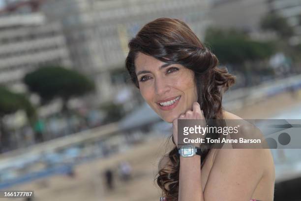 Caterina Murino attends "The Odyssee" photocall on the Croisette on April 9, 2013 in Cannes, France.