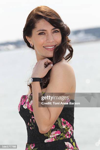 Caterina Murino attends "The Odyssee" photocall on the Croisette on April 9, 2013 in Cannes, France.