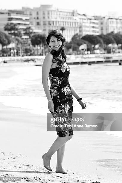 Caterina Murino attends "The Odyssee" photocall on the Croisette on April 9, 2013 in Cannes, France.