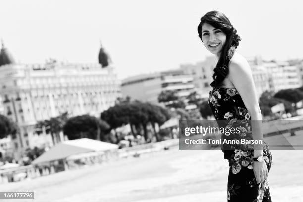 Caterina Murino attends "The Odyssee" photocall on the Croisette on April 9, 2013 in Cannes, France.