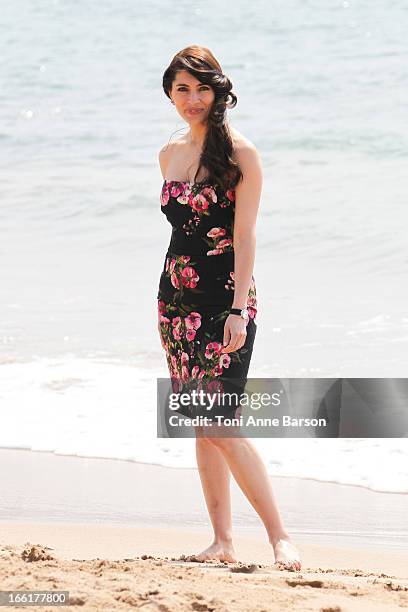 Caterina Murino attends "The Odyssee" photocall on the Croisette on April 9, 2013 in Cannes, France.