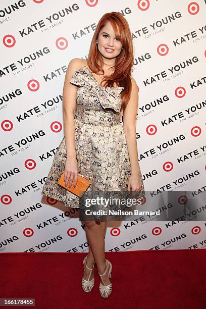 Actress Debby Ryan attends the Kate Young for Target launch event on April 9, 2013 in New York City.