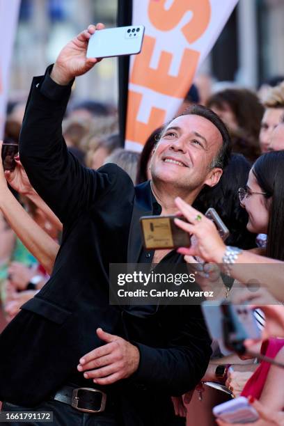 Actor Jose Luis Garcia Perez attends the 'Salon de Te La Moderna' premiere during the day 2 of FesTVal 2023 Television Festival on September 05, 2023...