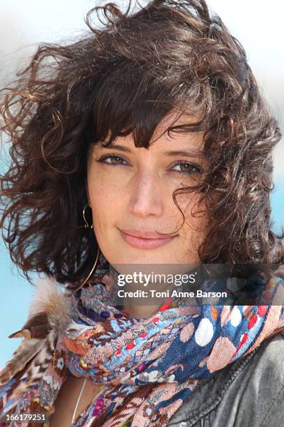 Helene Seuzaret attends the "Marseille" photocall on April 9, 2013 in Cannes, France.