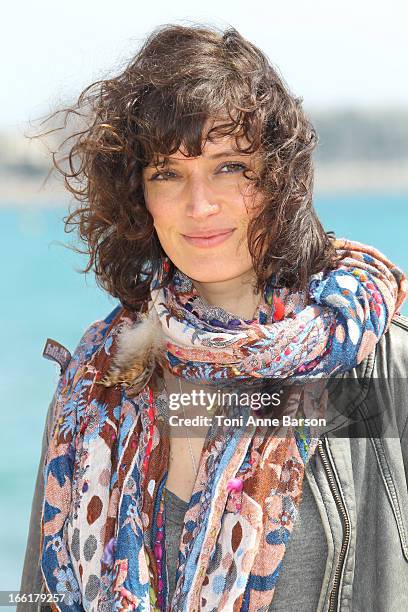 Helene Seuzaret attends the "Marseille" photocall on April 9, 2013 in Cannes, France.