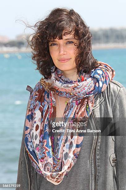 Helene Seuzaret attends the "Marseille" photocall on April 9, 2013 in Cannes, France.