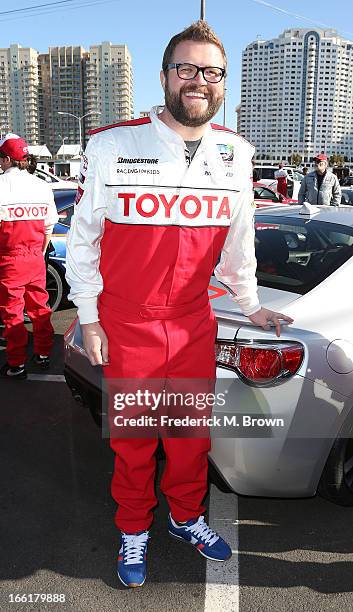 Rutledge Wood attends the 37th Annual Toyota Pro/Celebrity Race-Practice Day on April 9, 2013 in Long Beach, California.