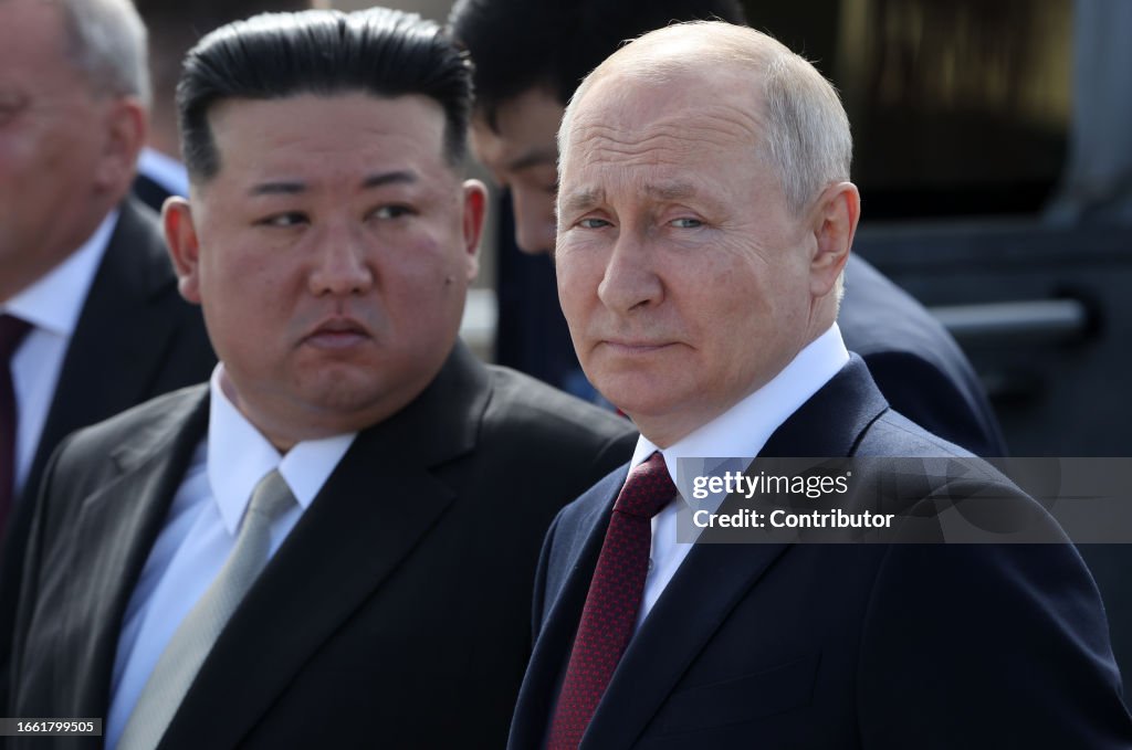 Vladimir Putin And Kim Jong-un Visit Russia's Far Eastern Spaceport Vostochny Cosmodrome