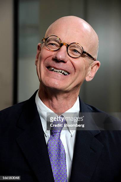 James Hughes-Hallett, chairman of John Swire & Sons Ltd., reacts during an interview in Singapore, on Tuesday, April 9, 2013. Hong Kong home prices,...