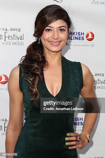 Pooja Kumar attends the 11th annual Indian Film Festival of Los Angeles Opening Night Gala for "Gangs Of Wasseypur" at ArcLight Hollywood on April 9,...