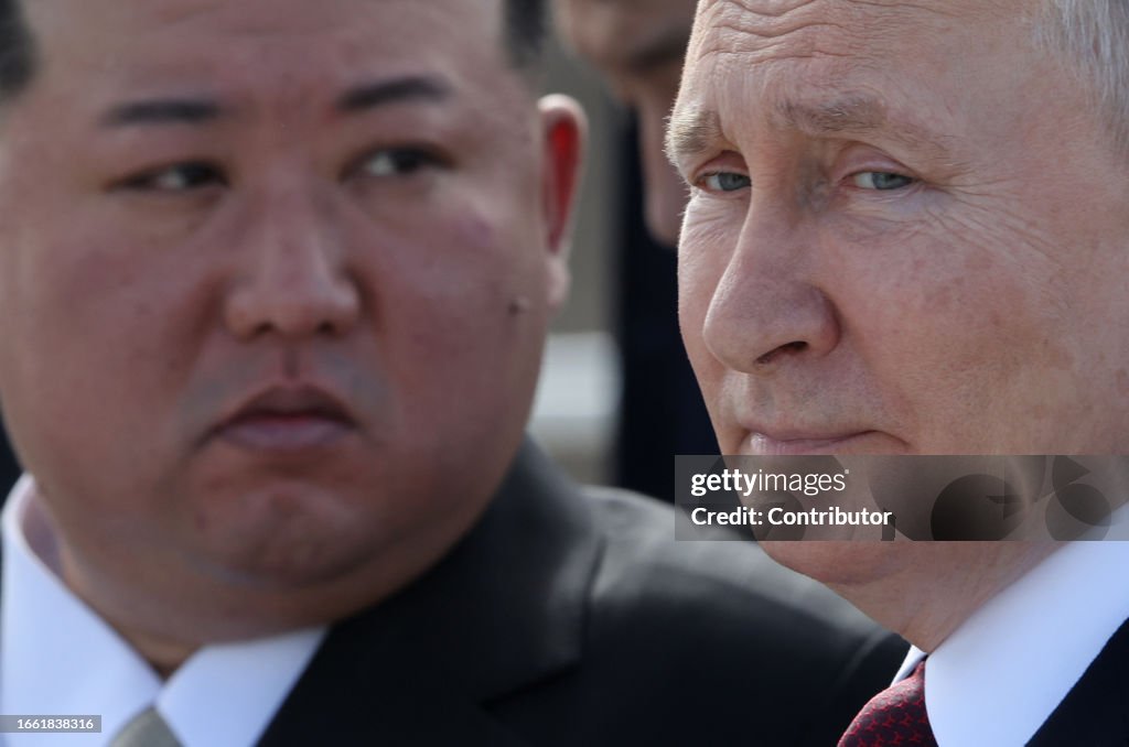 Vladimir Putin And Kim Jong-un Visit Russia's Far Eastern Spaceport Vostochny Cosmodrome