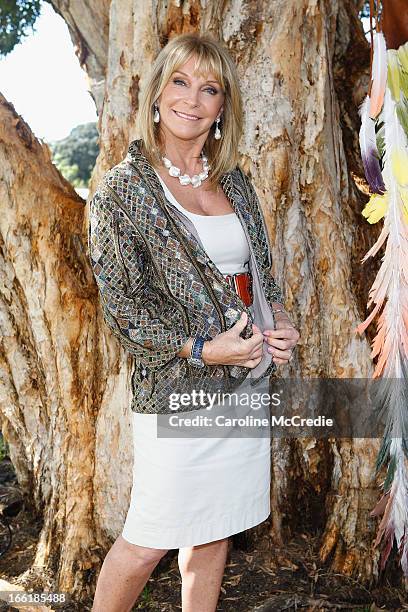 Bonnie Lythgoe attends the Camilla show during Mercedes-Benz Fashion Week Australia Spring/Summer 2013/14 at Centennial Park on April 10, 2013 in...