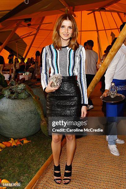 Kate Waterhouse attends the Camilla show during Mercedes-Benz Fashion Week Australia Spring/Summer 2013/14 at Centennial Park on April 10, 2013 in...