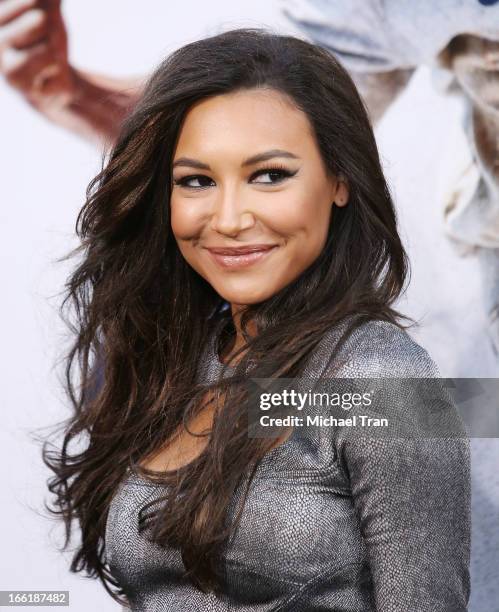 Naya Rivera arrives at the Los Angeles premiere of "42" held at TCL Chinese Theatre on April 9, 2013 in Hollywood, California.