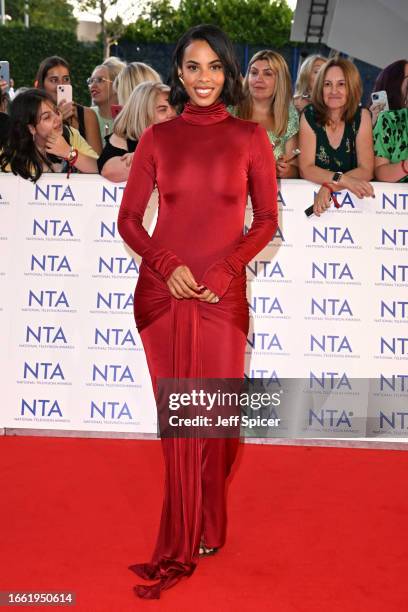 Rochelle Humes attends the National Television Awards 2023 at The O2 Arena on September 05, 2023 in London, England.