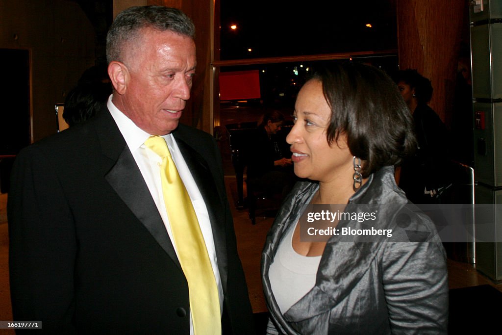 Harold Ford, Sr., former Tennessee congressman, left, and Michelle