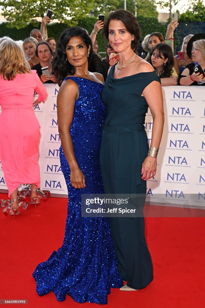 Balvinder Sopal and Heather Peace attend the National Television