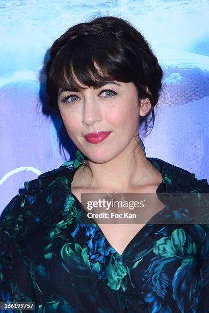 Nolwenn Leroy attends the Maud Fontenoy Foundation - Annual Gala Arrivals at Hotel de la Marine on April 9, 2013 in Paris, France.