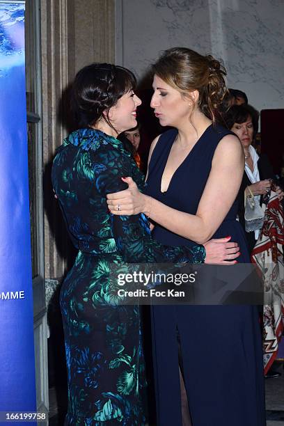 Nolwenn Leroyand Maud Fontenoy attend the Maud Fontenoy Foundation - Annual Gala Arrivals at Hotel de la Marine on April 9, 2013 in Paris, France.