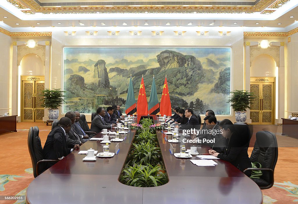 Zambia's President Michael Sata Pays Official Visit To China