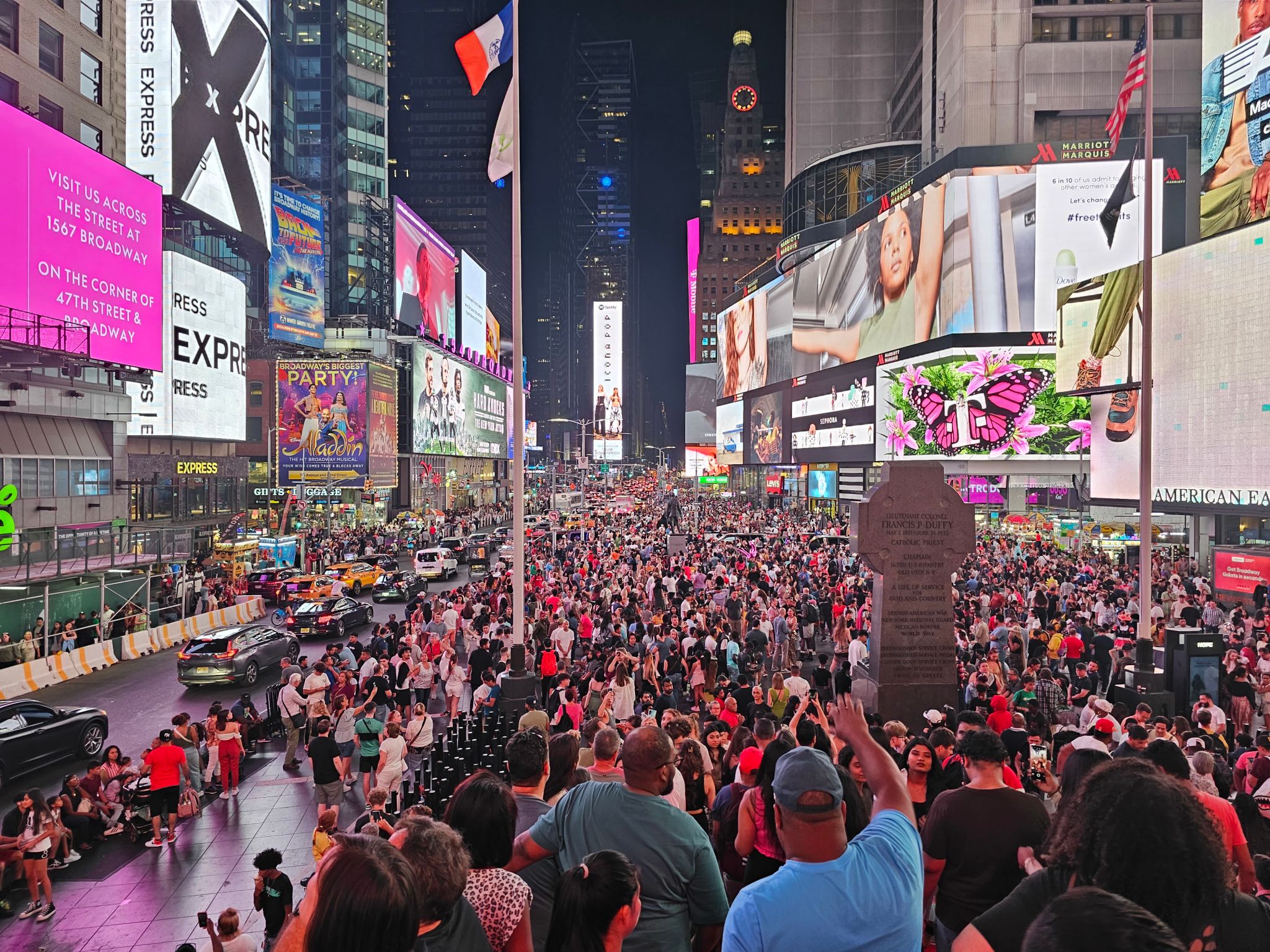 busy times square