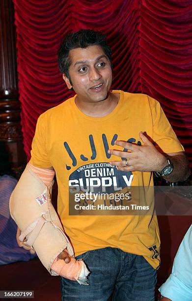 Indian film director Mohit Suri at Music launch of bollywood movie Aashiqui 2 on April 8, 2013 in Mumbai, India.