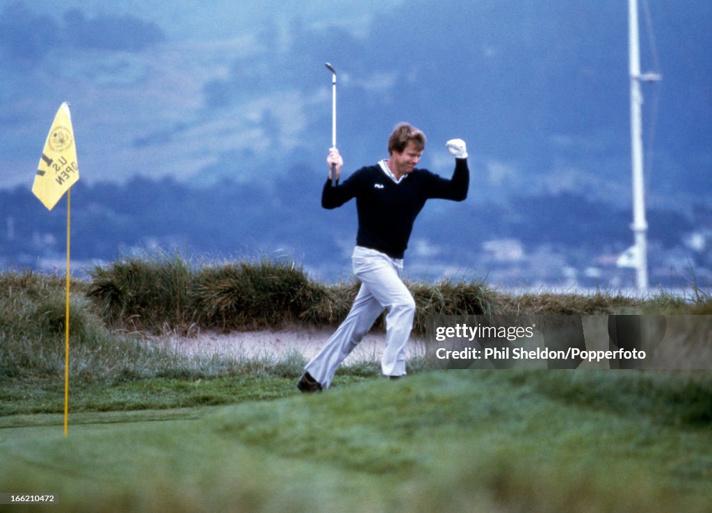 Tom Watson During The US Open Golf Championship