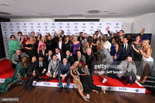 Cast and creatives of "EastEnders" including Clair Norris, Thomas Law, Ellie Dadd, Heather Peace, Kellie Bright, Shiv Jalota, Francesca Henry, Jamie...