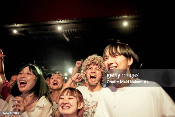 audience at concert hall - hyper japan stock pictures, royalty-free photos & images