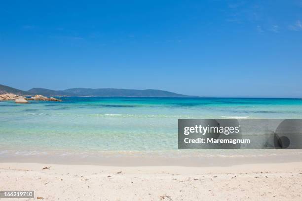 cala sant'andrea - sardenha imagens e fotografias de stock