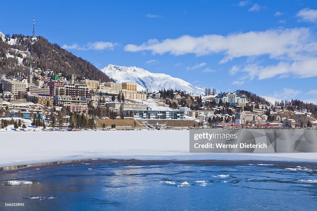 Ski resort St. Moritz, Engadine, Switzerland