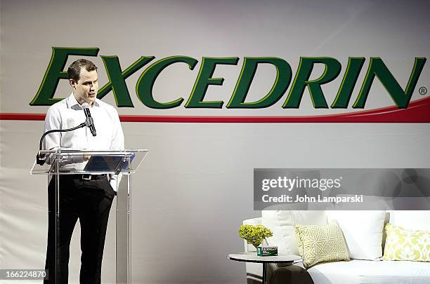 Bryan Duke for Excedrin Laughs At Life's Biggest Headaches at Arena on April 10, 2013 in New York City.