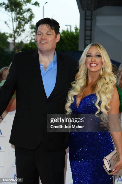 Mark Labbett and Hayley Palmer attend the National Television Awards 2023 at The O2 Arena on September 05, 2023 in London, England.