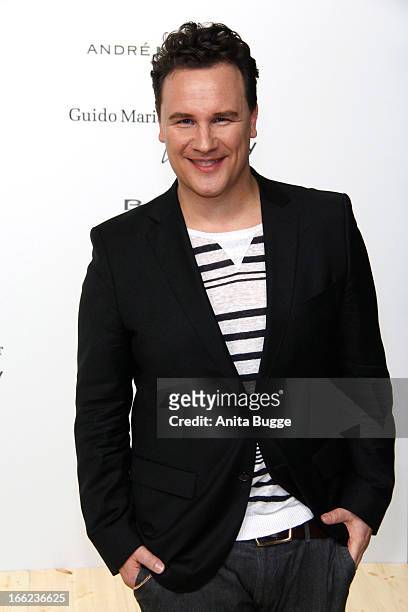 Guido Maria Kretschmer attends the Guido Maria Kretschmer For eBay Collection Launch at Label 2 on April 10, 2013 in Berlin, Germany.