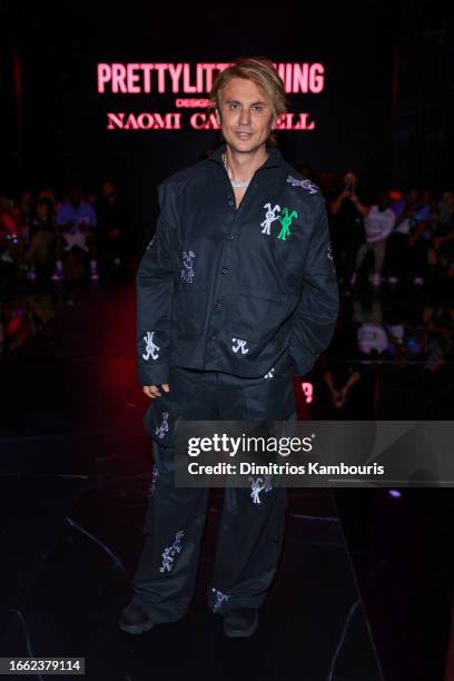 Jonathan Cheban attends the PrettyLittleThing x Naomi Campbell runway show at Cipriani 25 Broadway on September 05, 2023 in New York City.