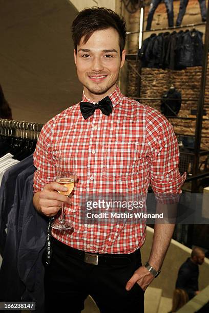 Marc Schoetter attends the G-Star Raw Flagship Store Grand Opening Cologne on April 10, 2013 in Cologne, Germany.