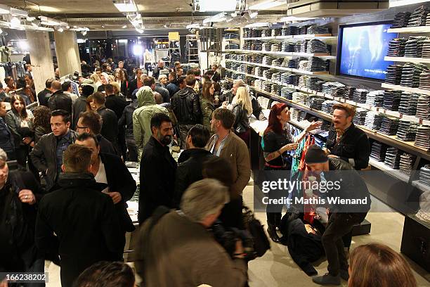 General overview of the G-Star Raw Flagship Store Grand Opening Cologne on April 10, 2013 in Cologne, Germany.