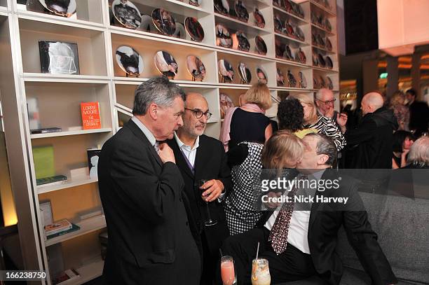 Alan Yentob attends as John Hurt is awarded the Liberatum cultural honour at W hotel, Leicester Sq on April 10, 2013 in London, England.