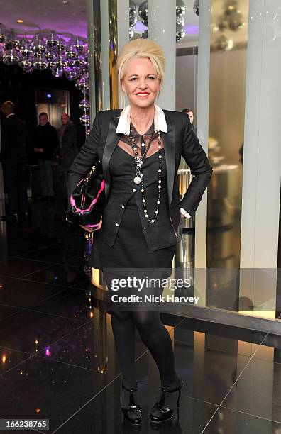 Amanda Eliasch attends as John Hurt is awarded the Liberatum cultural honour at W hotel, Leicester Sq on April 10, 2013 in London, England.