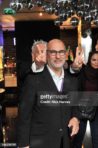 Alan Yentob attends as John Hurt is awarded the Liberatum cultural honour at W hotel, Leicester Sq on April 10, 2013 in London, England.