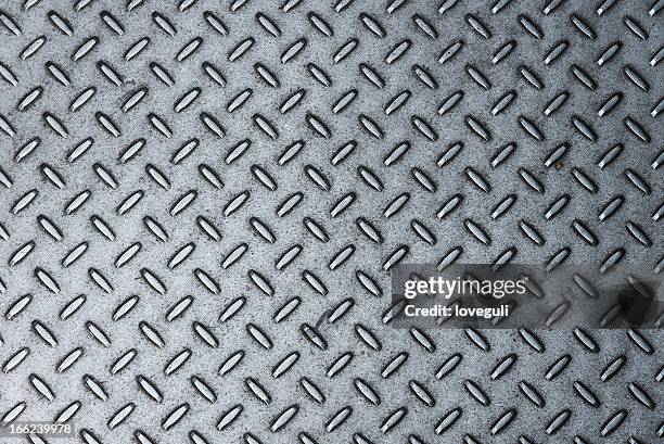 texture of metal plate - rough diamond stock pictures, royalty-free photos & images