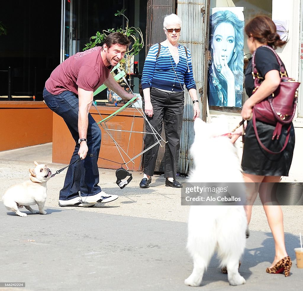 Celebrity Sightings In New York City - April 10, 2013