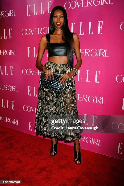 Jessica White attends the 4th annual ELLE Women in Music Celebration at The Edison Ballroom on April 10, 2013 in New York City.