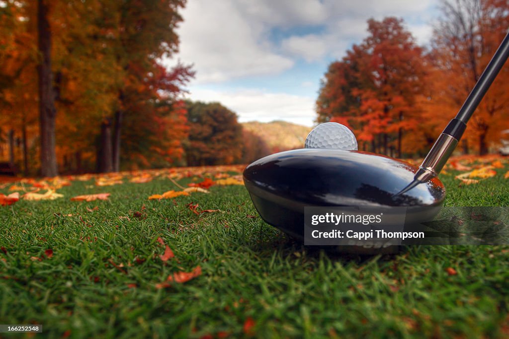 Golf in the fall