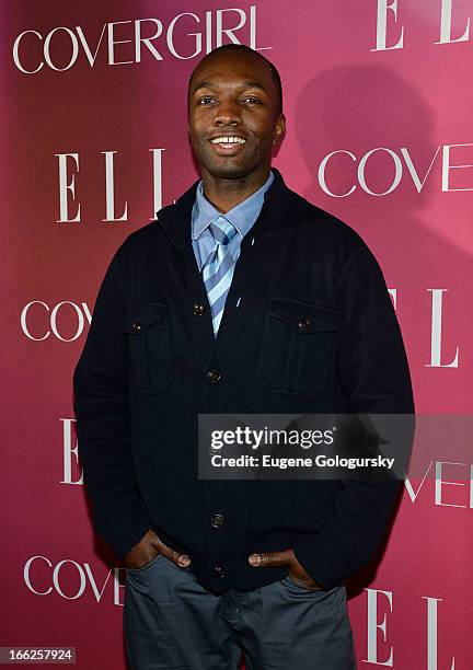 Jamie Hector attends the 4th annual ELLE Women in Music Celebration at The Edison Ballroom on April 10, 2013 in New York City.