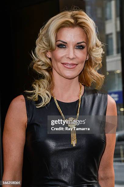 Actress McKenzie Westmore leaves her Soho hotel on April 10, 2013 in New York City.