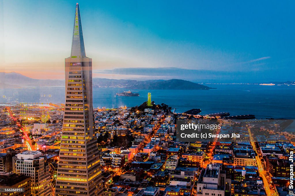 San Francisco Blue Hour Skyline